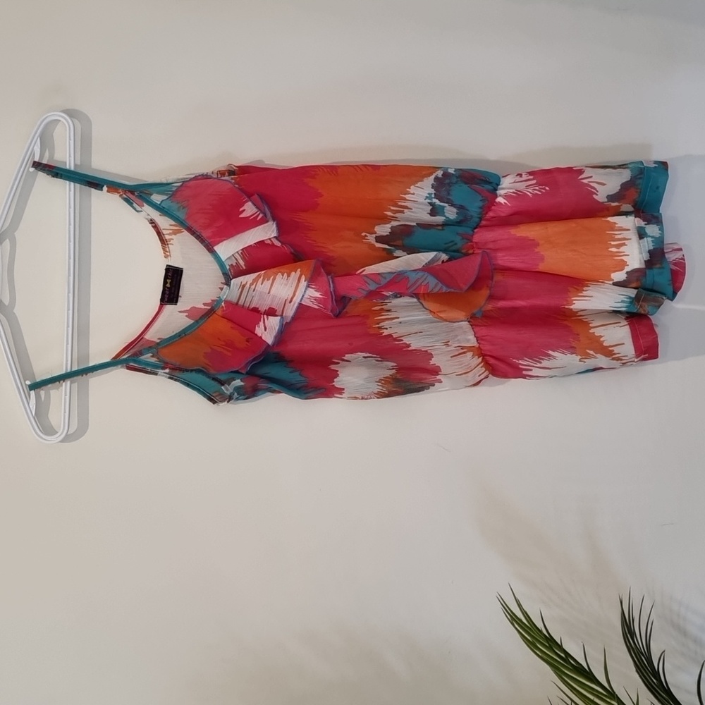 Colorful gauze romper size M